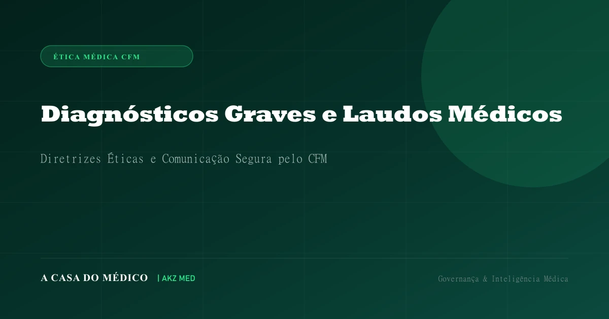 Imagem de capa: CFM orienta comunicação médica de diagnósticos graves em exames