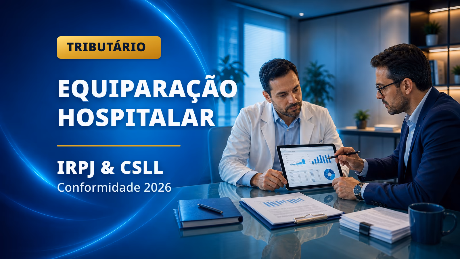 Imagem de capa: Equiparação Hospitalar para Clínicas em 2026: Guia de Adequação Fiscal