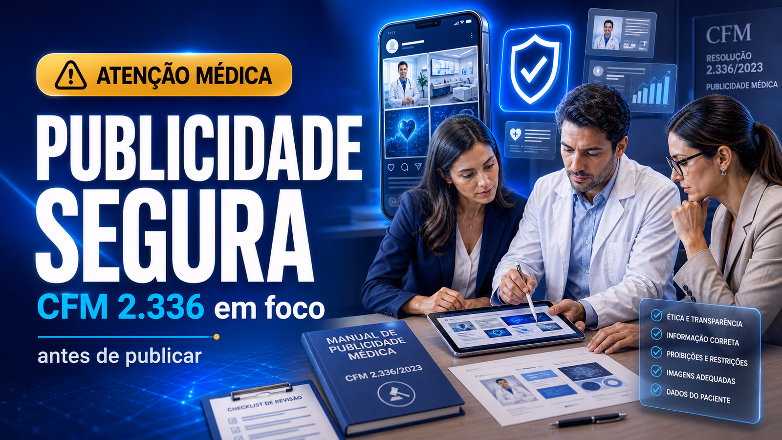 Imagem de capa: Publicidade médica no digital: o que revisar antes de publicar
